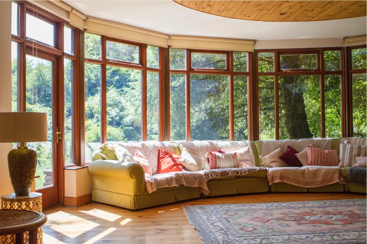 The lounge at Mucklagh Lodge