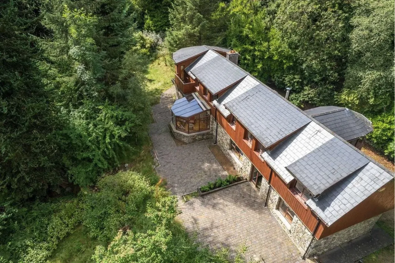 Mucklagh Lodge from above